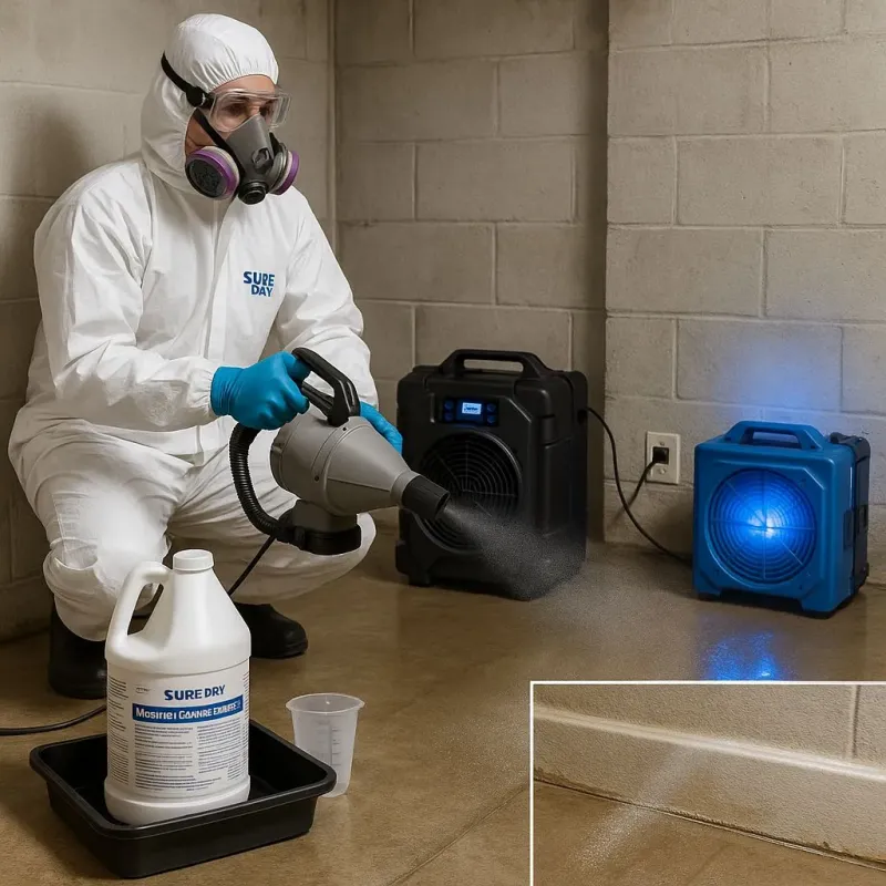 Sanitization and Odor Removal process in Tedder, FL