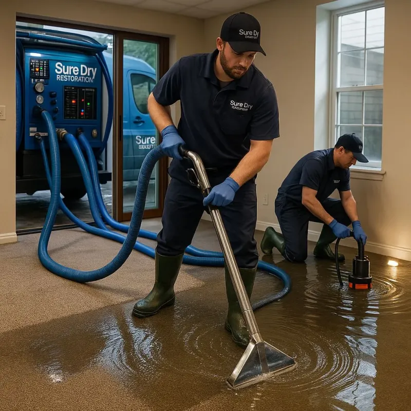 Water Extraction and Removal process in Tedder, FL